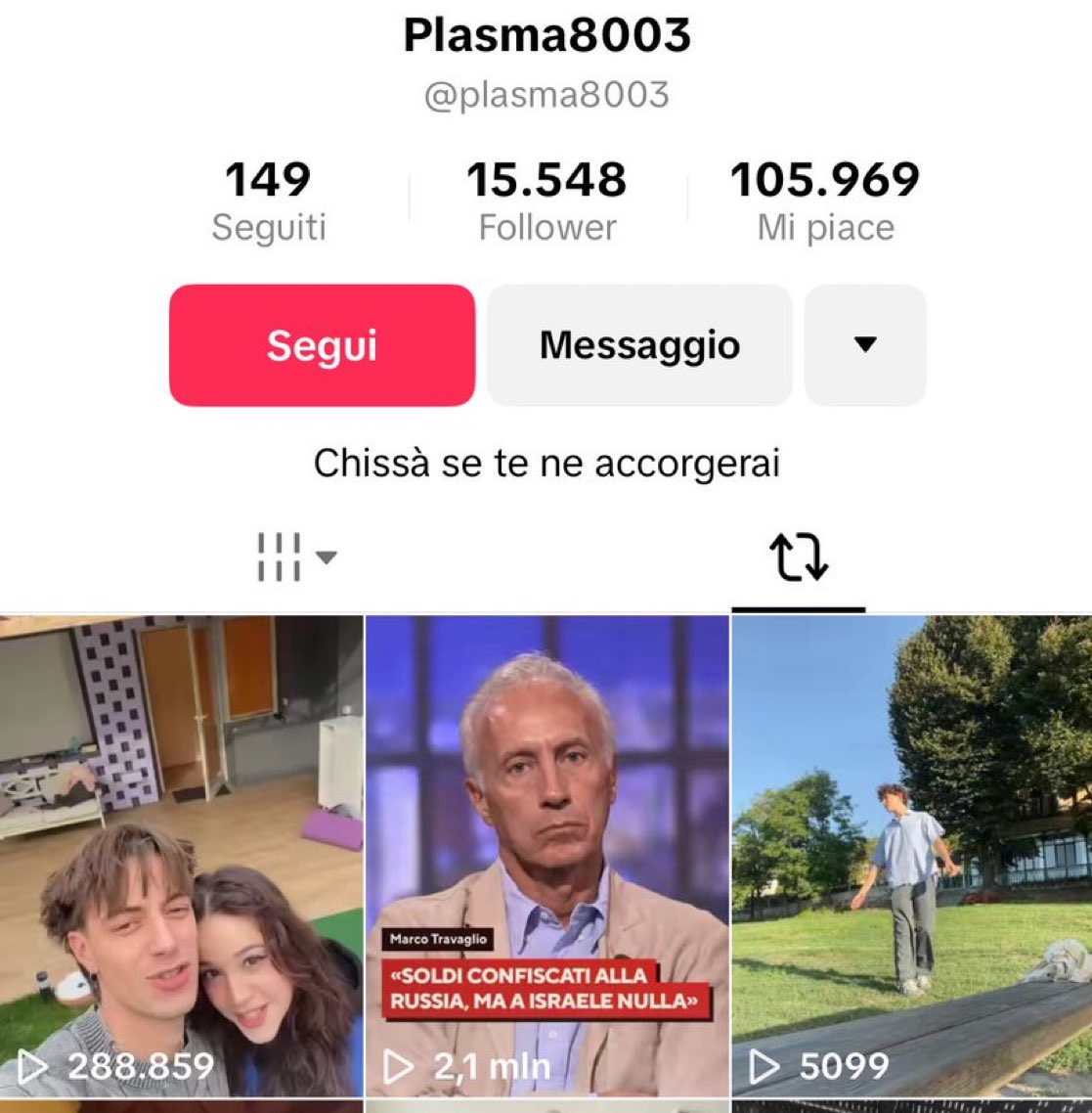 kissestomy_ex's tweet photo. il fatto che nei suoi repost ci siano perculi a quella deficiente della mel0ni, video contro isr4ele, frasi motivazionali da vero psicologo, video stupidi e comici e poi il tiktok girato con colei che ha vinto tutto nella vita https://t.co/OFoNl00yfN