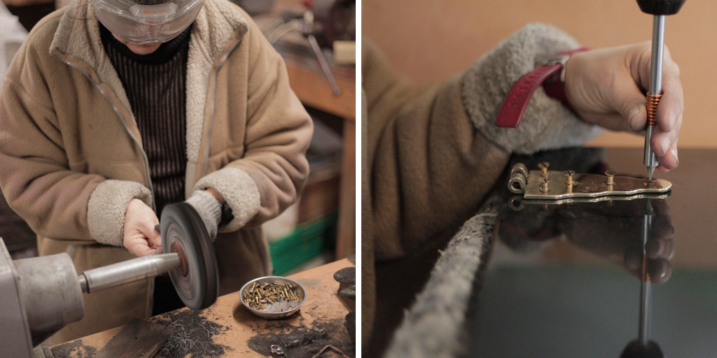 besbrodepianos's tweet image. Final Touches: Cristina buffs the brass screws ready to reassemble a repolished #Bluthner baby grand #piano at our Leeds workshop
#besbrodepianos