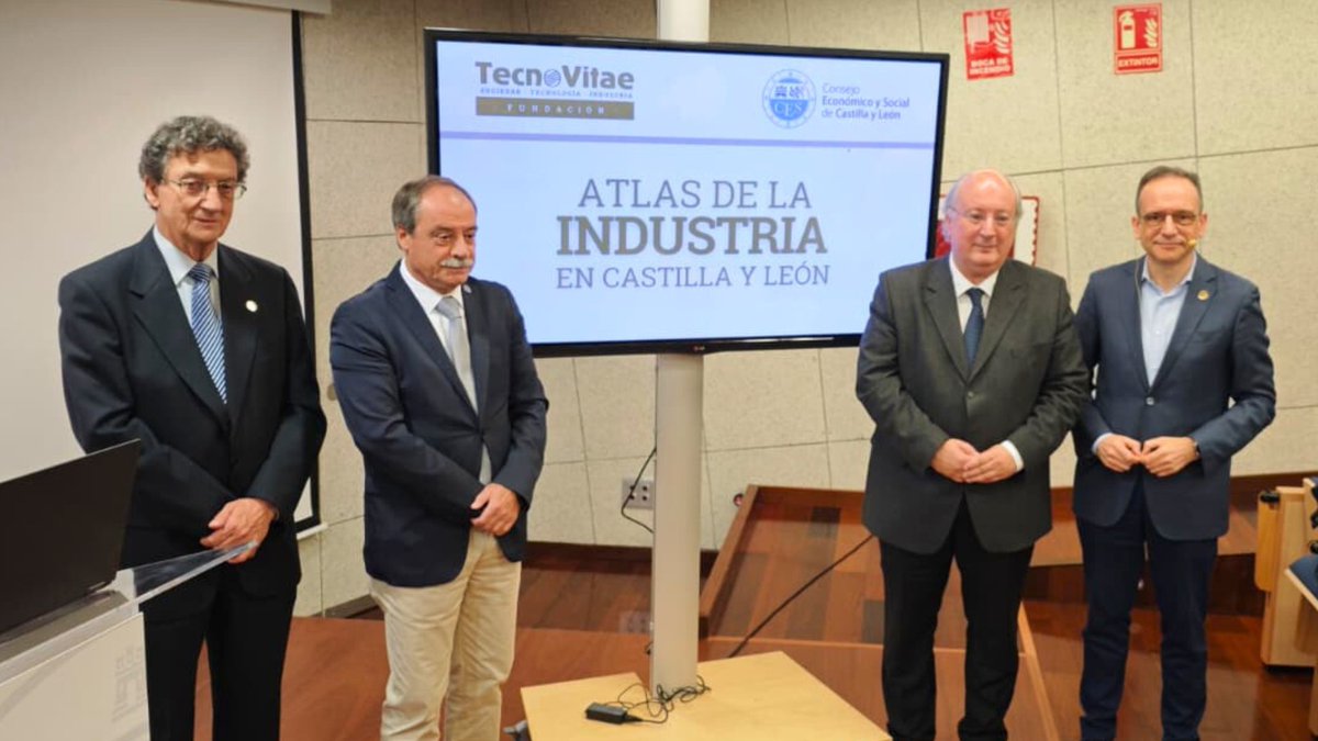FundTecnovitae's tweet image. 🗺 La Fundación TecnoVitae ha presentado esta mañana el Atlas de la Industria en Castilla y León, una innovadora herramienta interactiva de acceso libre que ofrece una completa fotografía de la situación actual del sector en la Comunidad.

Más info: fundaciontecnovitae.org/actualidad/fun…