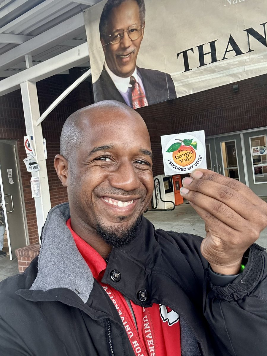 Doing my civic duty before work! 💙🫏 🇺🇸 #APS #APSarts #Atlanta