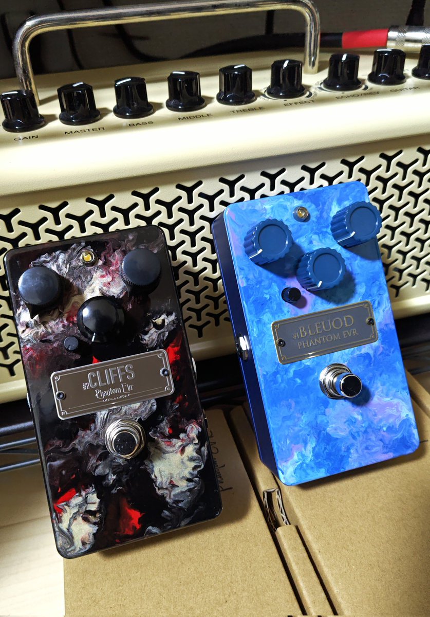 Vitamin_chef's tweet photo. ついに我が家にも届いた！！
CLIFFSのビジュめちゃくちゃカッコいいやん✨️

音出しが楽しみ〜

#leqtique 
#Phantomfx 
#Phantomevr
#cult 
#エフェクター https://t.co/zprym9tcco