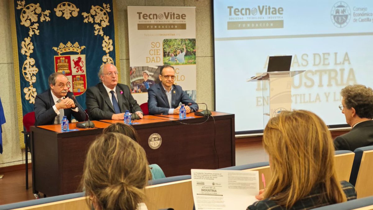 FundTecnovitae's tweet image. 🗺 La Fundación TecnoVitae ha presentado esta mañana el Atlas de la Industria en Castilla y León, una innovadora herramienta interactiva de acceso libre que ofrece una completa fotografía de la situación actual del sector en la Comunidad.

Más info: fundaciontecnovitae.org/actualidad/fun…
