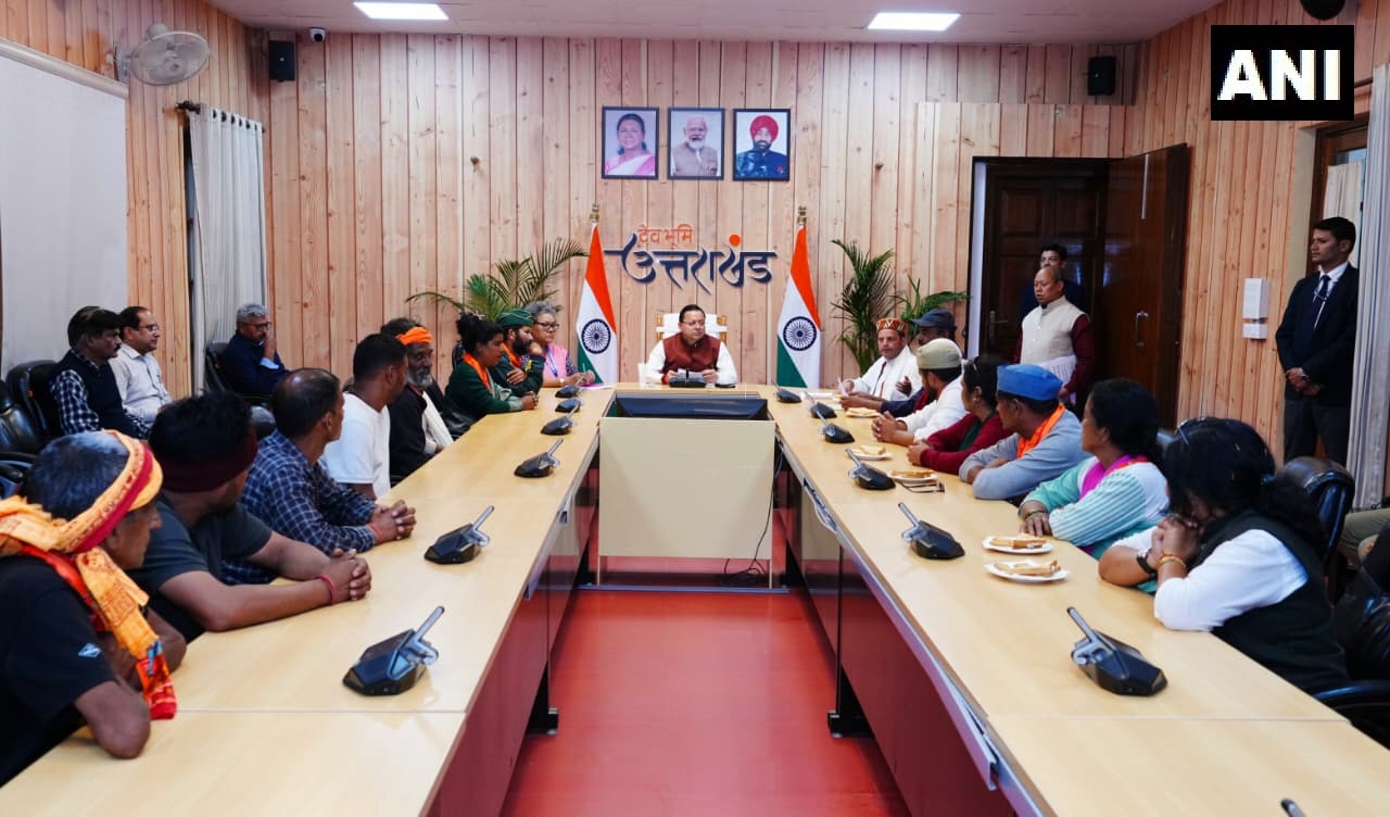 (Foot March From Chaukhutia Meet Chief Minister