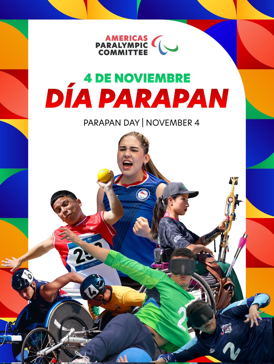 amparalympics's tweet photo. 🥳 - ¡ESTAMOS DE FIESTA, FAMILIA!
Gracias a todos los atletas, entrenadores, árbitros, familias y comunidades que hacen vibrar el deporte Parapanamericano.
Hoy es su día. Su voz. Su momento.
#Chile2025 #PowertoInspire https://t.co/hqHSP8zTvN