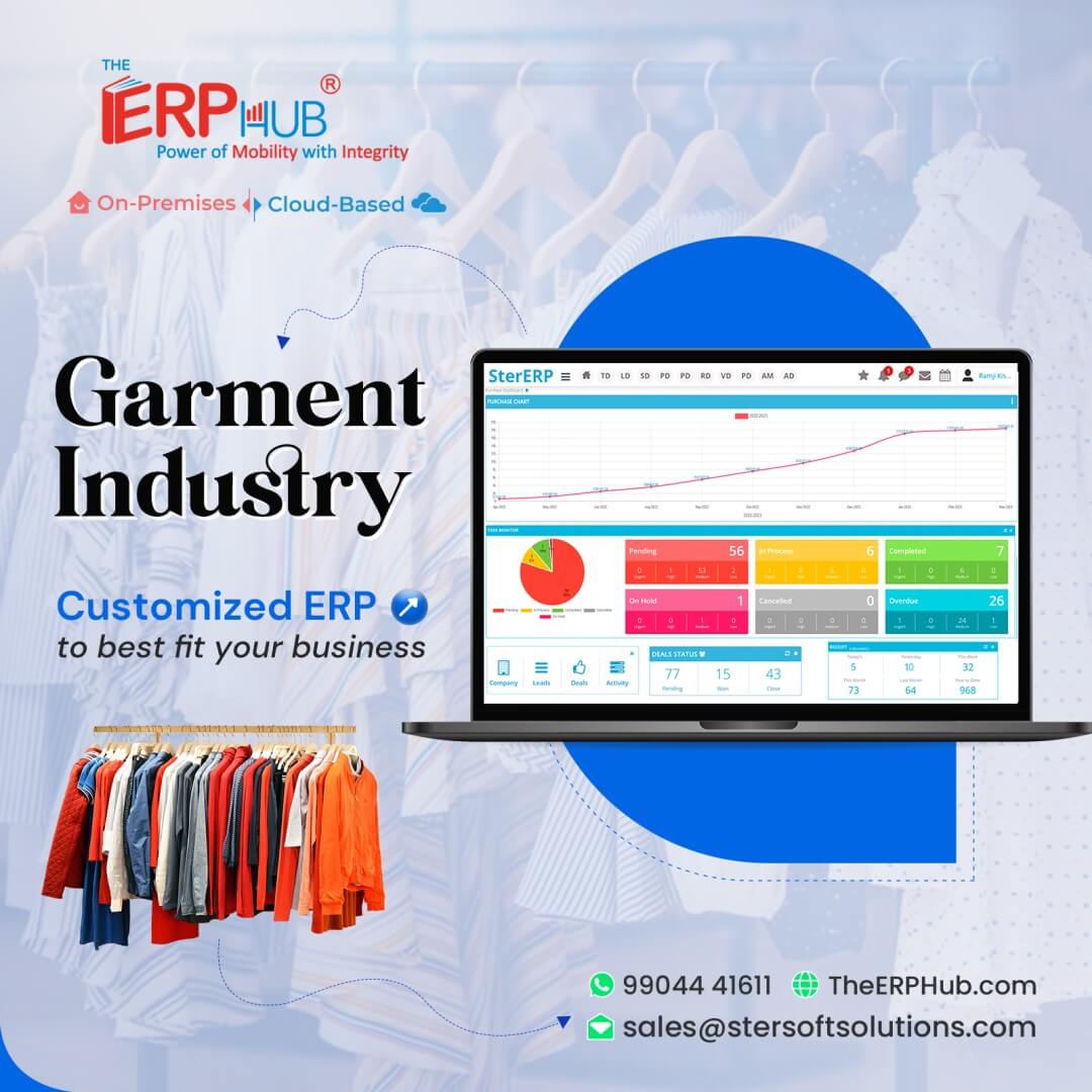 TheERPHub's tweet image. The Perfect Fit for Your Garment Manufacturing Needs! Whether it’s design, production or dispatch – manage every detail effortlessly with TheERPHub ERP.

#erpforgarmentmanufacturing #garmentmanufacturingindustry #customizederp #clouderpsoftware #TheERPHub #StersoftSolutions