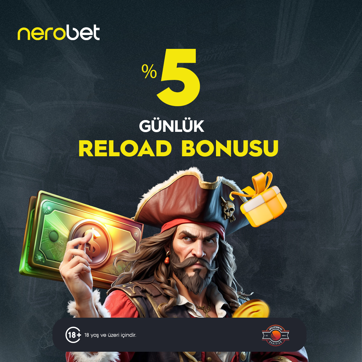 💰 %5 Günlük Reload Bonusu
🔥 Her yatırımı daha kazançlı hale getirin!
Nerobet Giriş: t2m.io/NRTW

Yeni üyelere %100 Hoş Geldin Bonusu!
Her yatırıma %50 Bonus!

#Nerobet #ReloadBonusu #Bonus