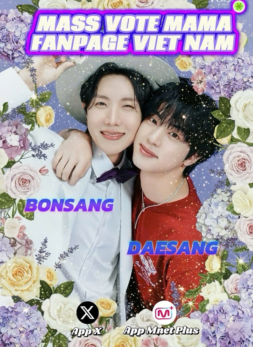 MASS VOTE FANPAGE VIETNAM 🇻🇳 

I’m voting #Jin for #2025MAMAVOTE

📍GOALS : 500 REPOST/ REPLY

Tài khoản nào đã vote hôm nay thì mọi người dùng tài khoản khác để tham gia Mass Vote. LƯU Ý MỖI TÀI KHOẢN CHỈ ĐƯỢC VOTE 1 HASHTAG/ NGÀY.