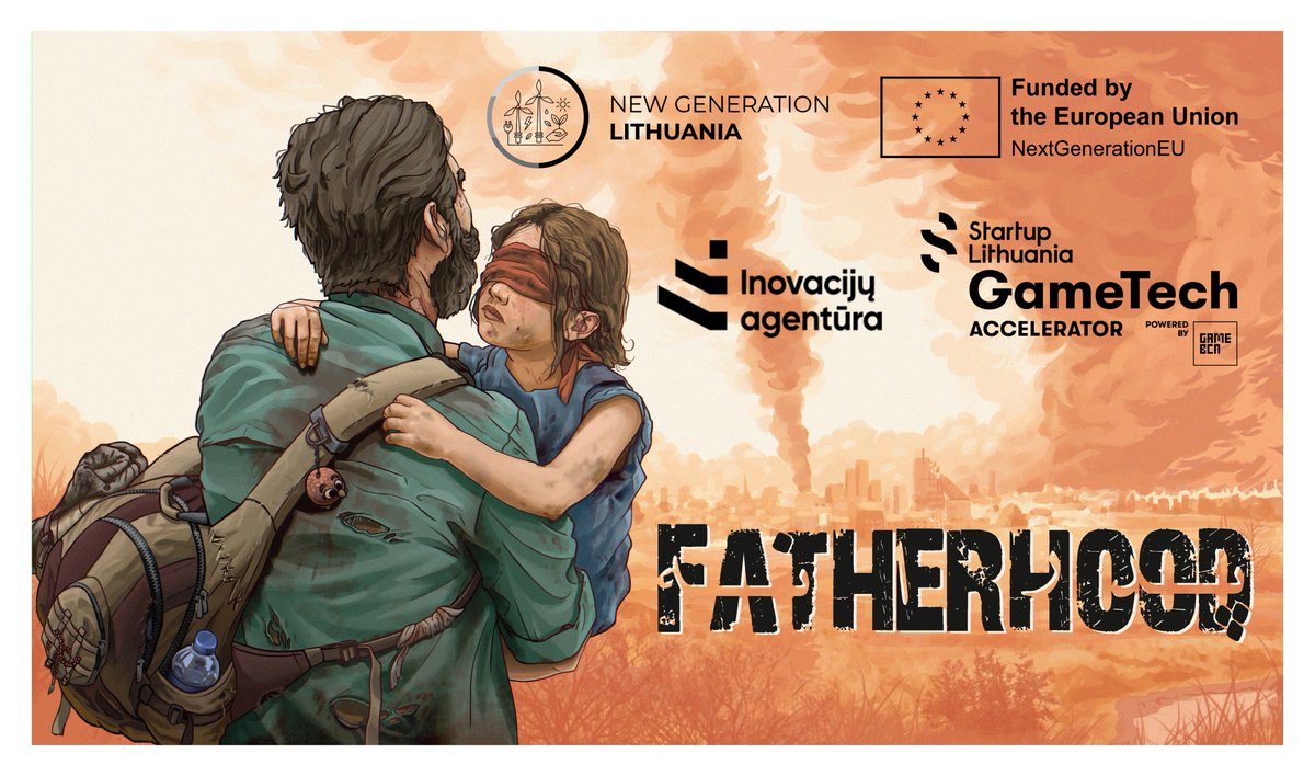 PersisPlay's tweet photo. We’re proud to share that Fatherhood has successfully completed the GameTech Accelerator, a 12-week EU-funded program supporting innovative game projects.

This project was co-funded by the European Union under the 2021–2027 Investment Program, call No. 02-113-J-0001-J04. https://t.co/2uE65ysG82