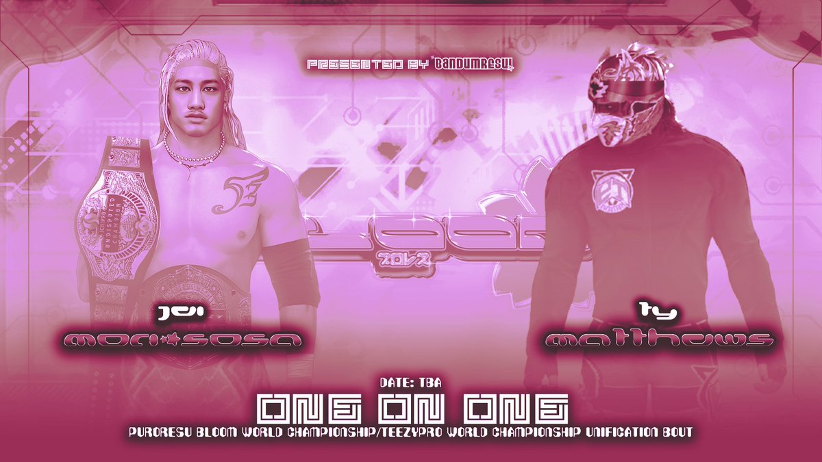 BloomPro2k's tweet image. kingdom and teezypro have merged, thus creating Pro Wrestling BLOOM!

The Teezy Pro World title will be on line so will the new Puroresu Bloom World championship! Will TY be able to walk out as world champion or will Jei continue his reign and add more to his legacy?
