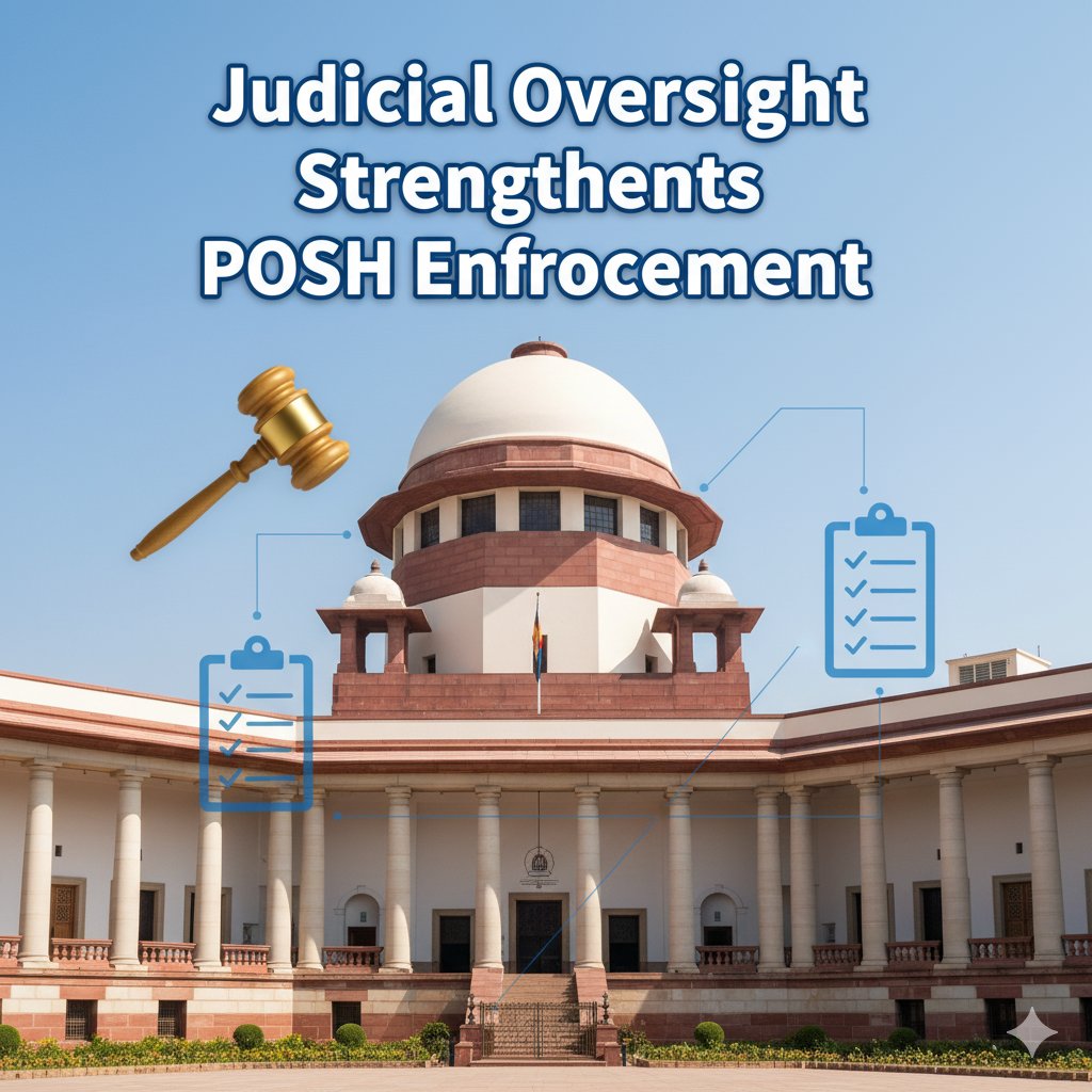 VijayFoundatio1's tweet image. The POSH Act has evolved — from paper compliance to judicial audits &amp;amp; digital accountability.

Is your organization ready for a compliance check?

Read full analysis: mamtasinghshukla.blogspot.com/2025/11/posh-a…

#POSHAct #CorporateGovernance #SHeBox #JudicialAudit #WorkplaceSafety #WomenEmpowerment