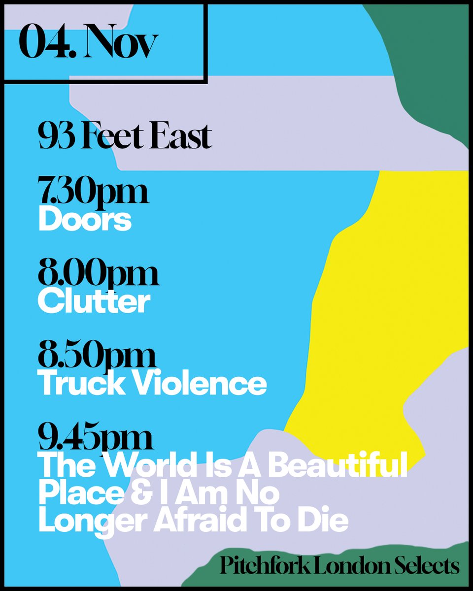 Pitchfork London tweet media