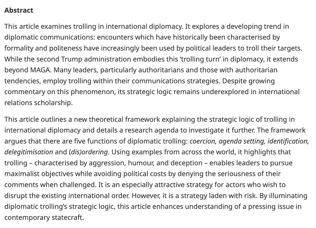 European Journal of International Security tweet media