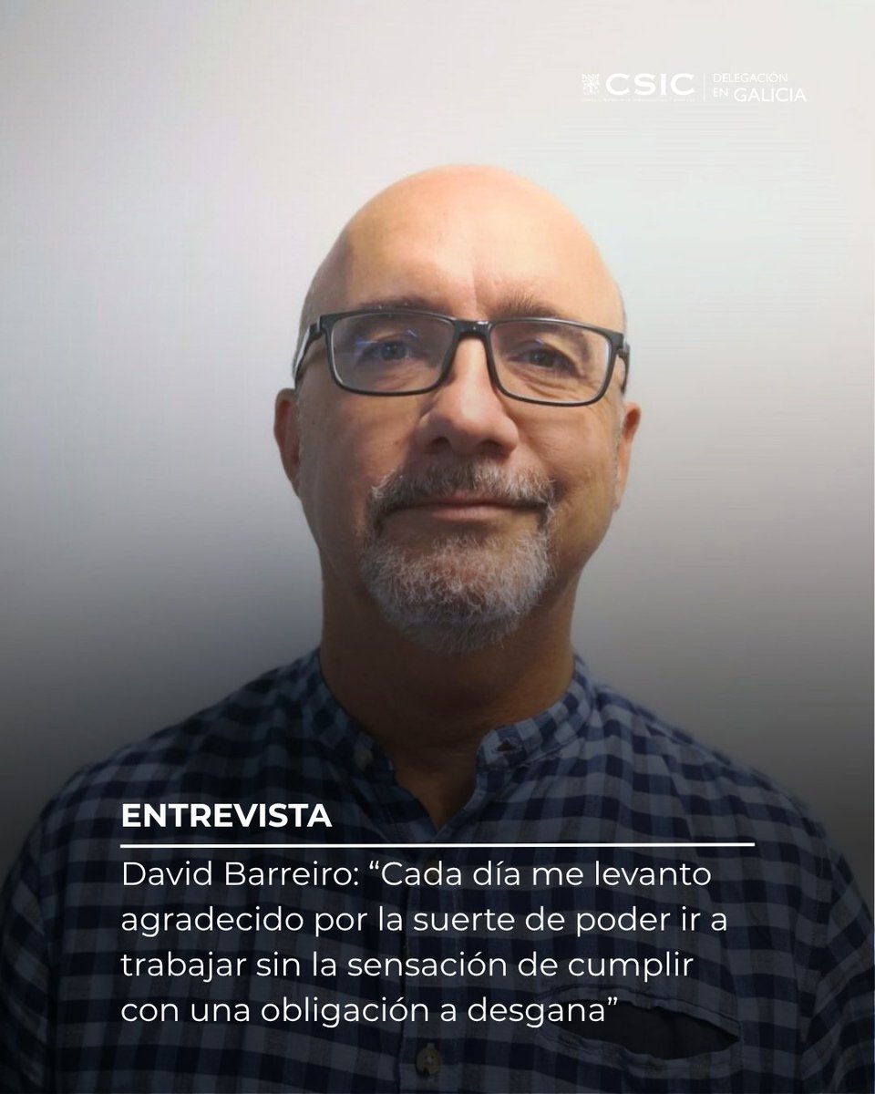 🎙️Hoy hablamos con David Barreiro, licenciado en Geografía e Historia y doctor en Historia por la USC 
 
💼Actualmente, combina la investigación en valorización del patrimonio cultural con la coordinación de la Unidad de Valorización del <a href="/IncipitCSIC/">INCIPIT-CSIC</a> 

👉 tiny.cc/b7lu001