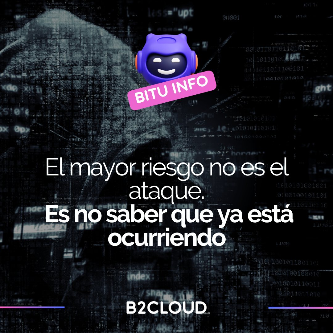 b2cloudtech's tweet image. 🔍 Viernes seguro: Threat Hunting en acción.
En B2CLOUD, nuestro Blue Team busca amenazas activamente antes de que generen daño.
Detección temprana, análisis inteligente y acción inmediata: así se construye una seguridad proactiva, 24/7.
#B2CLOUD #ThreatHunting #SOC #BlueTeam…