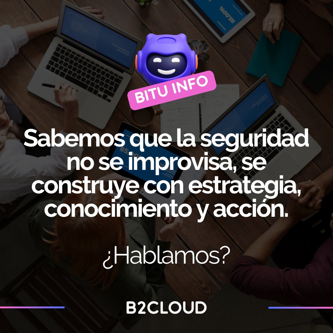 b2cloudtech's tweet image. 🔍 Viernes seguro: Threat Hunting en acción.
En B2CLOUD, nuestro Blue Team busca amenazas activamente antes de que generen daño.
Detección temprana, análisis inteligente y acción inmediata: así se construye una seguridad proactiva, 24/7.
#B2CLOUD #ThreatHunting #SOC #BlueTeam…