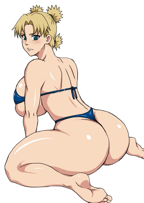 昔描いたテマリのお尻の絵