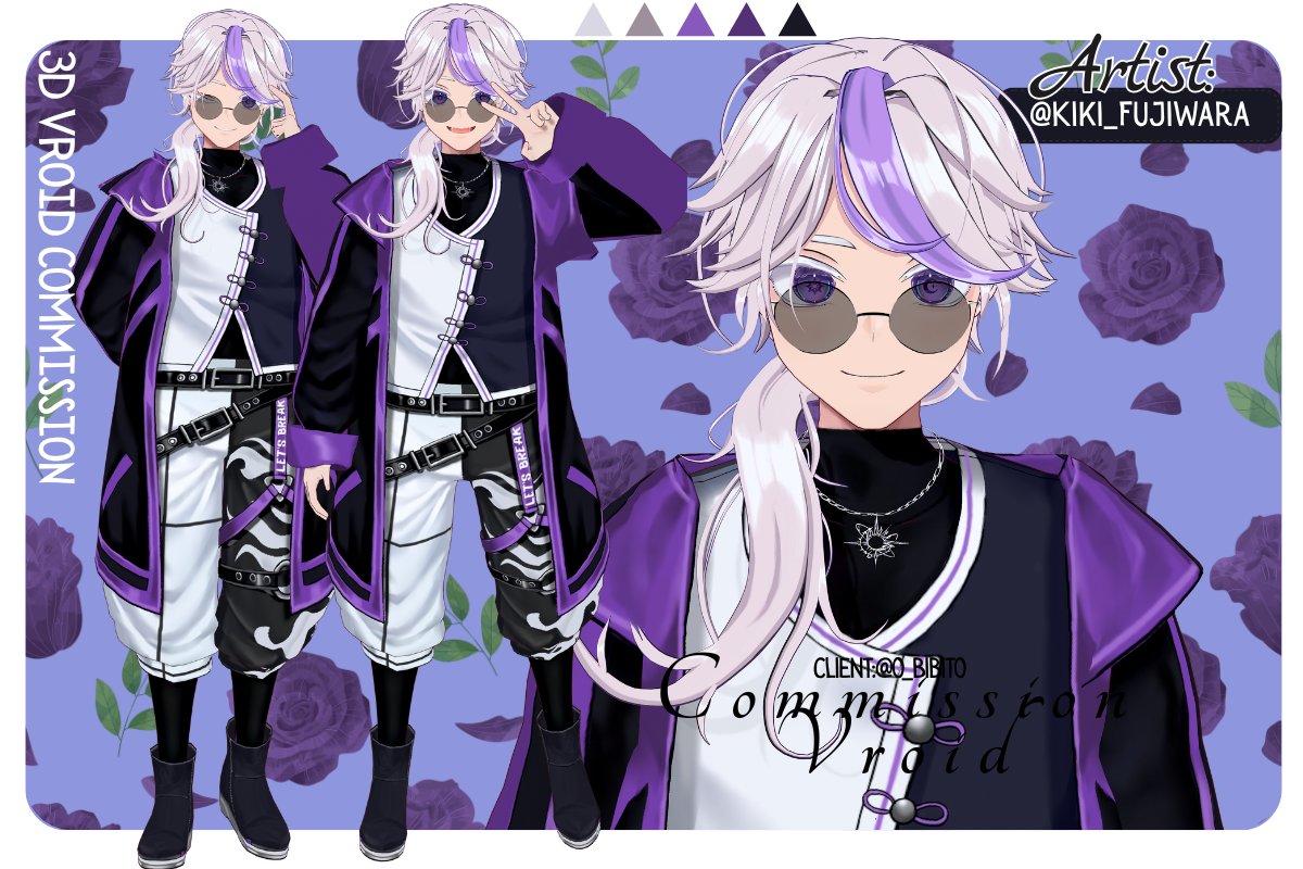 Kiki_Fujiwara's tweet image. ☰ COMMISSION VRoid 3D⊹ ˙         
 
  ୨ৎ Model made for @o_bibito 
thanks for the commission!       
  
  ♡  VGen: vgen.co/Kiki_Fujiwara 
❤️+🔁are appreciated!          

 #VRoid #3D #commission #VGenComm #VRoidStudio #Vtuber