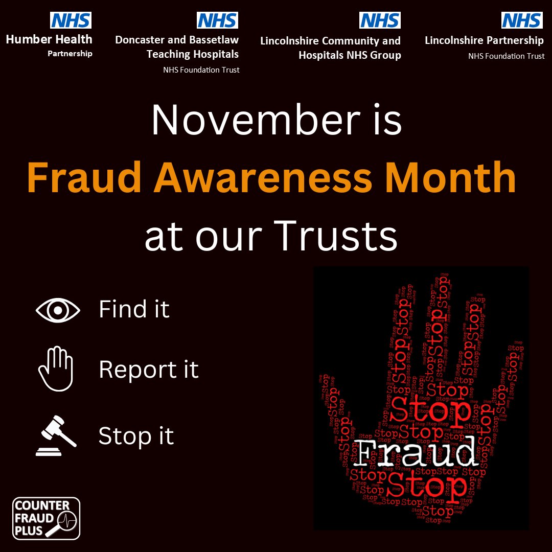 NHS CounterFraudPlus tweet media