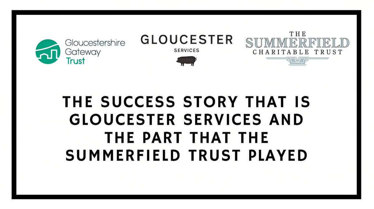 We recently interviewed Mark Gale, Founder of the Gloucestershire Gateway Trust, to hear all about how the idea for the services came about, what it has achieved and the part that Summerfield Trust played. 
View the video here - drive.google.com/file/d/1dXbydJ…
