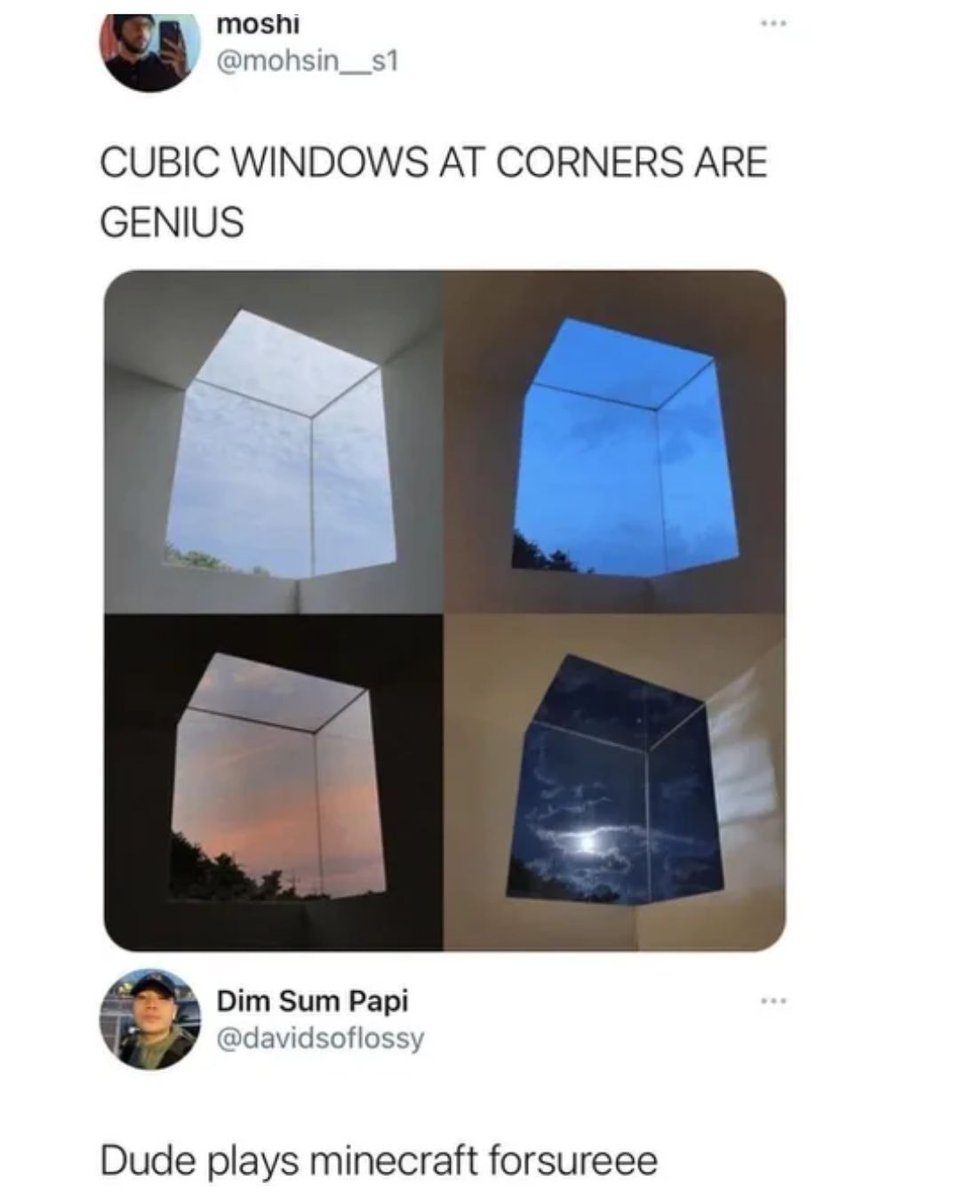 Cubic windows #windows #memes #architecture #minecraft #funny