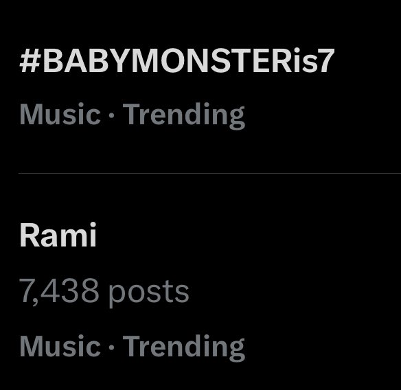RAMIGLOBAL_'s tweet photo. A new article on X has appeared about #RAMI removal of content along with 2 tags trending 

🔗https://t.co/D301vTWzMT

DON���T FORGET RAMI
#WaitingForRami 
#BABYMONSTERis7 #RAMI #BABYMONSTER @YGBABYMONSTER_ https://t.co/lQb2TJDR2r