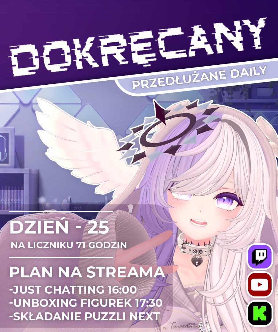 【Dokręcany - dzień 25】
Status - PORA NA PUZZELKI

#plvtuber #vtuberpl #dokręcany