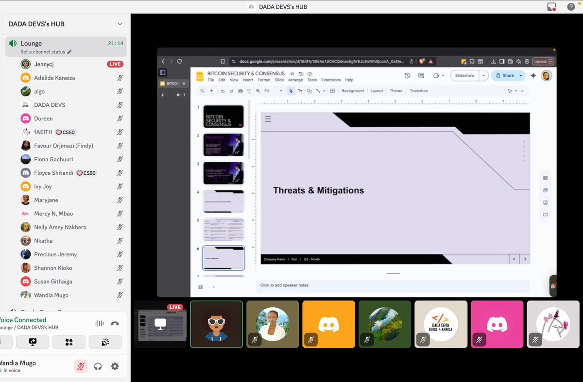 Bitcoin Security &amp; Consensus with Jenny! 
Thursday, Jenny broke down Bitcoin’s layered defense, from private key management to the code-level consensus rules that keep the network in sync.
Not Your Keys, Not Your Coins: security is both personal (wallets, backups) and