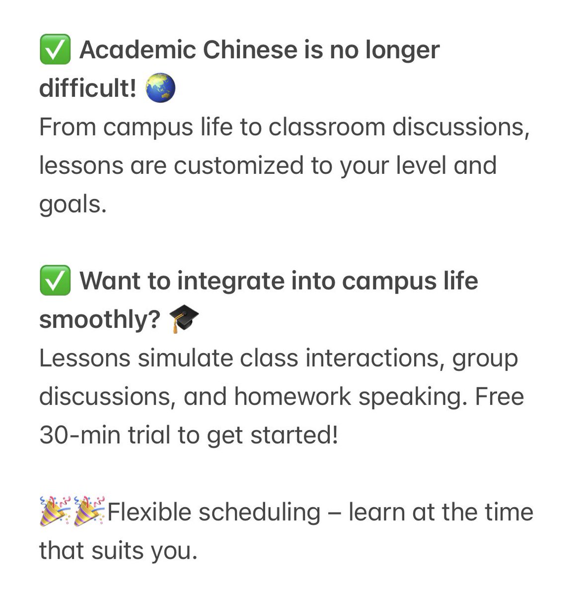 jidandezhanghao's tweet image. 📩 If you're interested, just send me a DM to sign up!❤️

#StudyInChina #HSK #ChineseLessons #FlexibleLearning