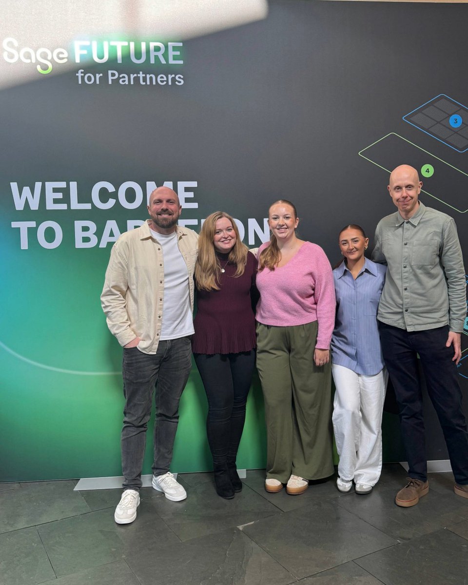 sageuk's tweet image. Sage Future for Partners is in full swing in Barcelona!✨ 

We&apos;re diving into three action-packed days full of innovation, collaboration and growth. Bringing our partner ecosystem together to shape what&apos;s next for #SMBs. 

Let&apos;s go! 🚀

#SagePartners
