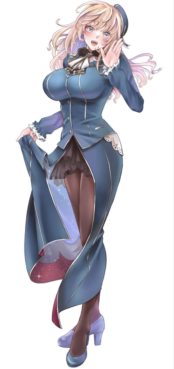 愛宕(艦隊これくしょん) 「#いい推しの日 いい推しの日らしいんですってね(='∀`)人('∀`=)」|あしゅりのイラスト