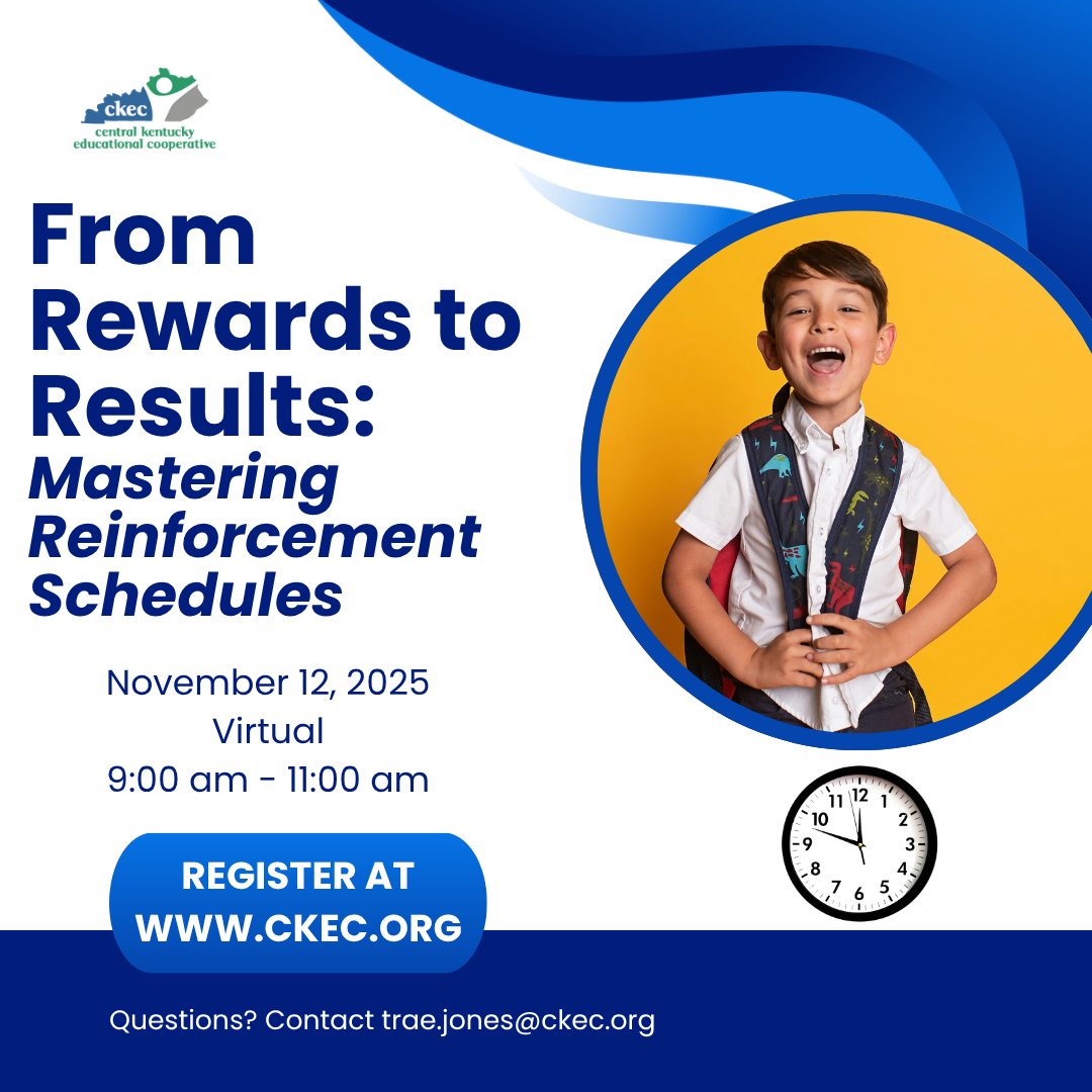 From Rewards to Results: Mastering Reinforcement Schedules-Virtual Session
Don't miss out on this opportunity!
