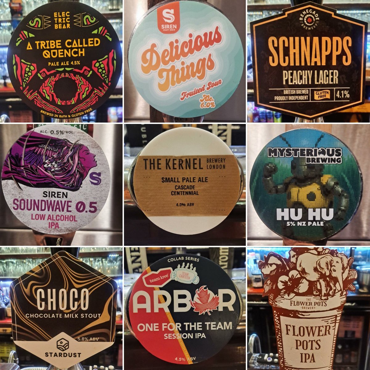 A few of our current pours: cask, keg, and downright delicious. 👀🍻

Over 26 lines on the go… who’s joining us for a pint tonight? 🤔🐴

#TheNagsHeadReading #CraftBeer #CaskAle #ReadingPubs #PubLife