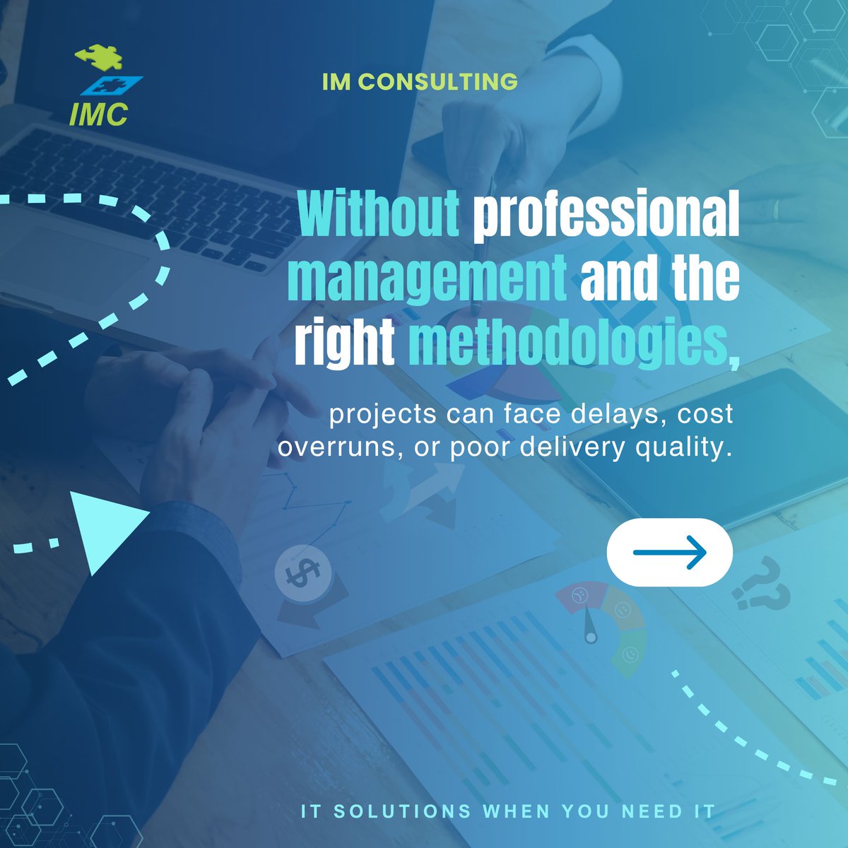 IMCItSolutions's tweet image. Want to ensure your tech project’s success?
Our certified Agile &amp;amp; traditional experts ensure optimal performance, delivering results on time, within budget &amp;amp; with top quality.

📩 Secure your success today!
Contact us!

#IMC #SpecializedResources #ProjectManagement #Efficiency