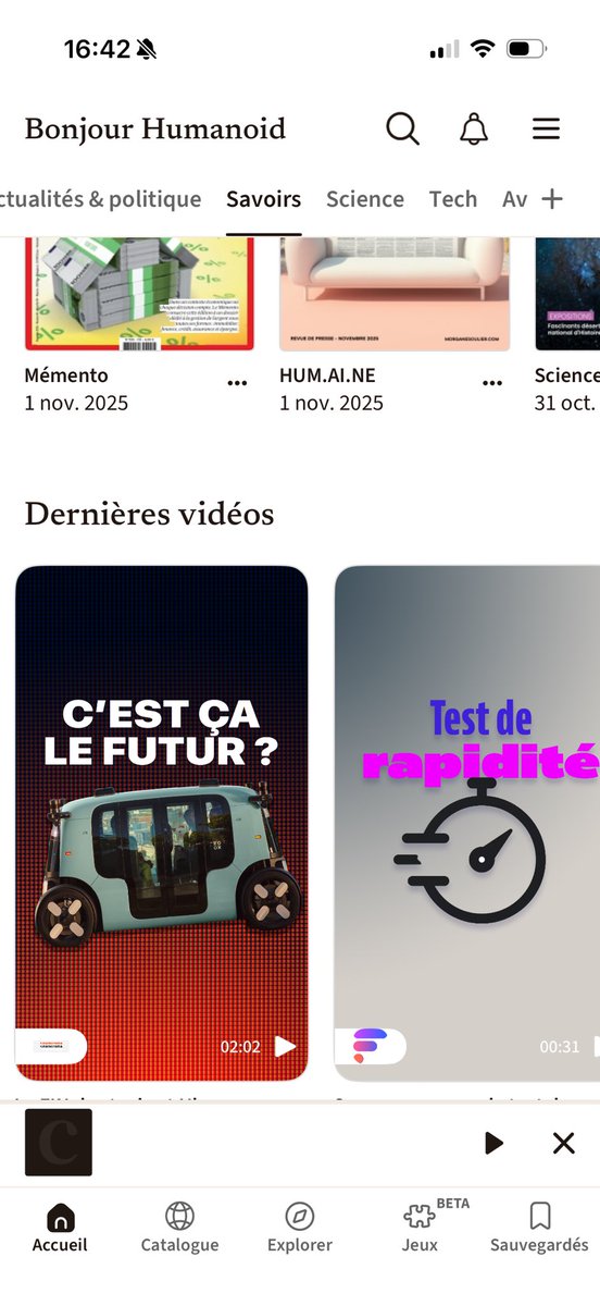 Et je suis aussi super content de vous annoncer notre partenariat avec <a href="/cafeyn_fr/">Cafeyn</a> ! 

Si vous avez des habitudes de lecture sur l’app, vous pourrez aussi retrouver nos vidéos dans les rubriques qu’on couvre 😎