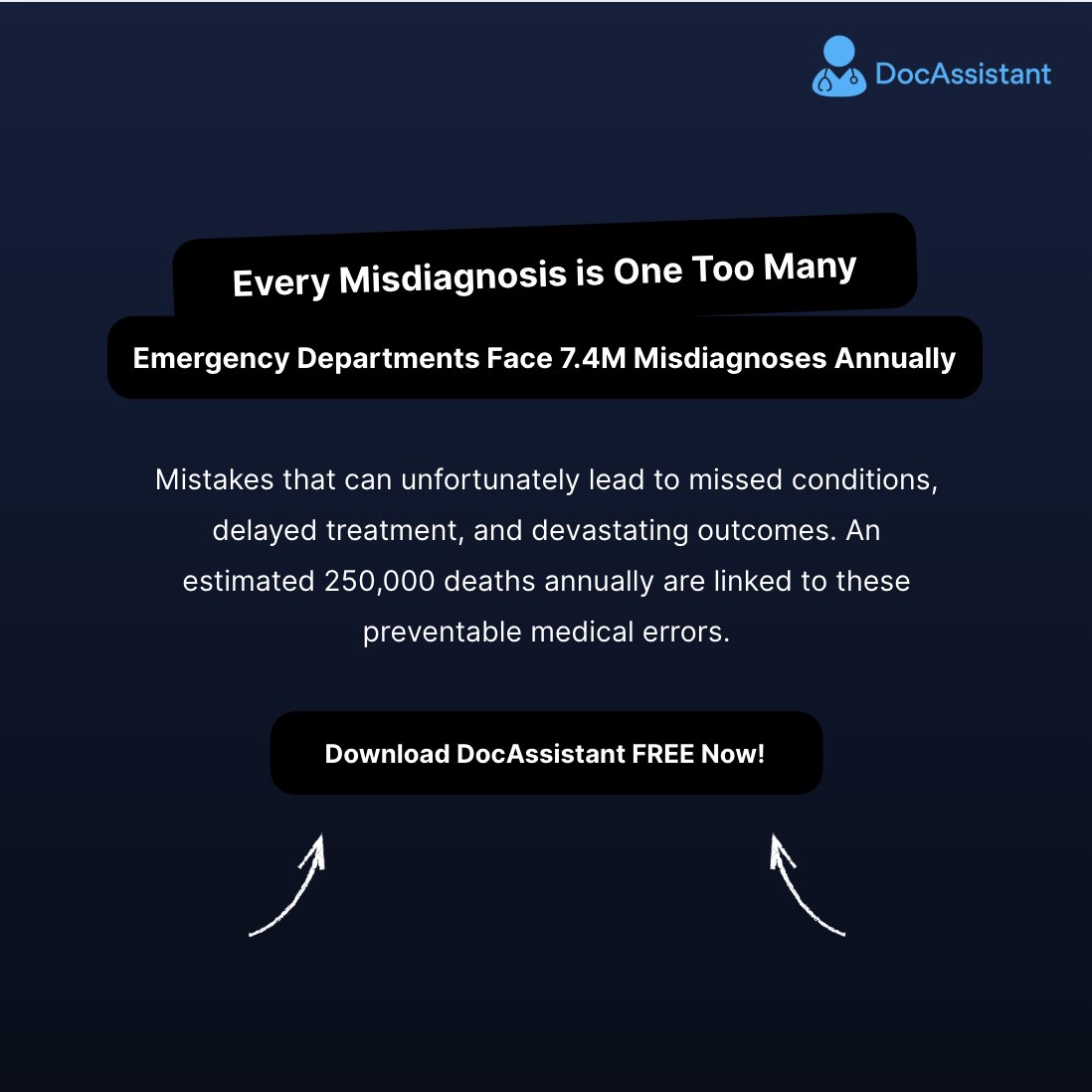 DocAssistant_ai's tweet image. It’s time providers had tools that reduce risk and restore clinical confidence. DocAssistant is the AI CoPilot that delivers real-time guidance and takes the weight off charting.

#healthTech #AI
