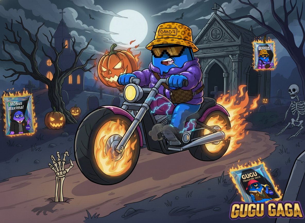 The Gugu Hunt has begun…

🫶Claim your place among the Gugu Fam:

1️⃣ OG, King &amp; Legend roles awaits you in Discord: discord.com/invite/zdDYYGf…
2️⃣ Unlock Talentum quests &amp; crack cursed packs: monad.talentum.id/projects/minis…
3️⃣ Drop your Gugu art, comics, videos or memes in our X community: