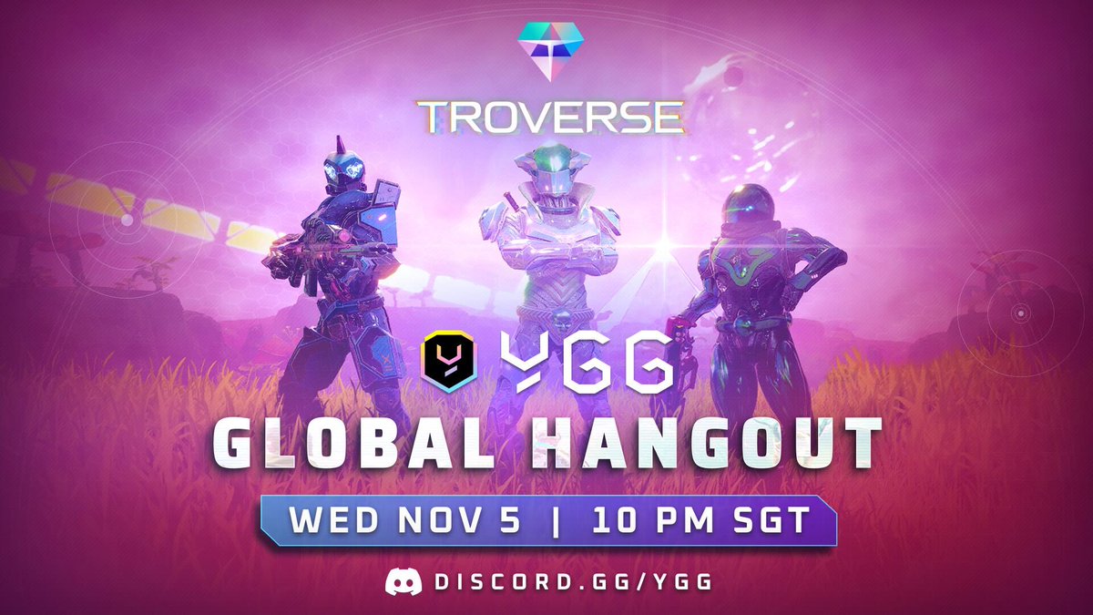 YieldGuild's tweet image. YGG Global Hangout x Troverse! ⚡🚀

This week, we’re venturing into the galaxy with @PlayTroverse — a Generative Games Ecosystem set in a vast living universe, powering the next-gen creator economy. 🪐

🎮 Private Alpha: 60-Player Extraction Royale
Explore, fight, and extract in…