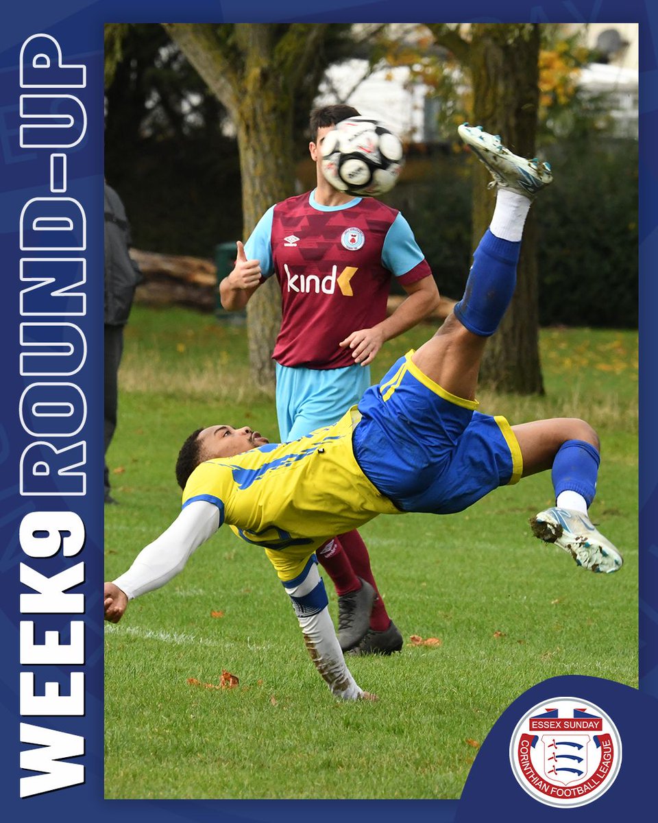 𝙒𝙀𝙀𝙆𝙇𝙔 𝙍𝙊𝙐𝙉𝘿-𝙐𝙋 / #Week9

Review of all the #Corinthian league &amp; cup football from the weekend as we kicked off the November football action

𝘙𝘦𝘢𝘥 𝘔𝘰𝘳𝘦 ➡️ escfl.co.uk/news/week-9-re…