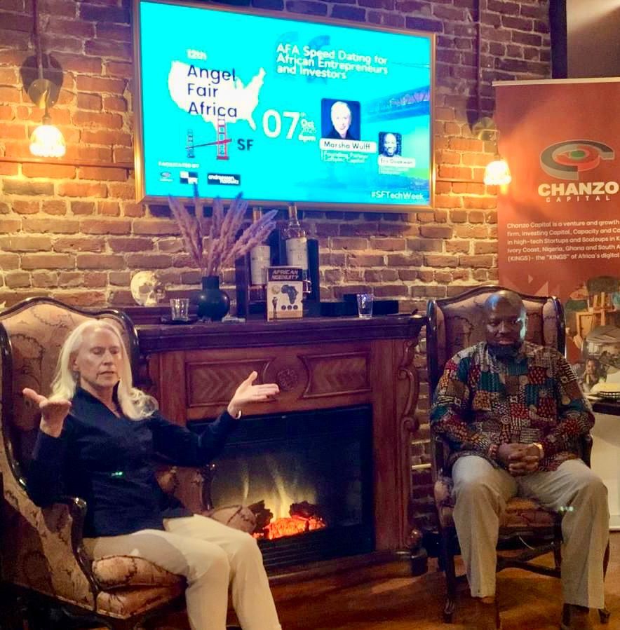 AngelFairAfrica's tweet image. Angel Fair Africa at #SFTechWeek

We connected founders and investors in San Francisco for a speed dating session focused on Africa&apos;s startup scene.

Watch the session here:
youtu.be/yDE7wJOlauM