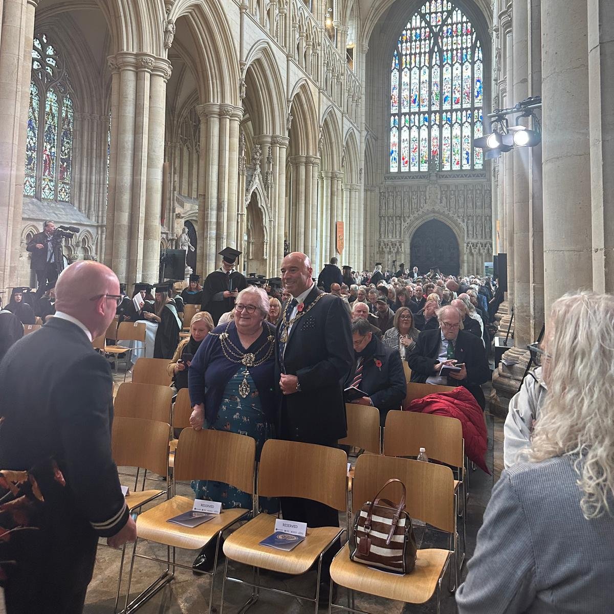 🎓 #ERChairman attended University Centre Bishop Burton Graduation Ceremony at #BeverleyMinster -Students from Bishop Burton and Riseholme Colleges celebrated the end of their HE journeys - congratulations to all👏#EastRiding #ClassOf2025 #BishopBurton #RiseholmeCollege #Beverley