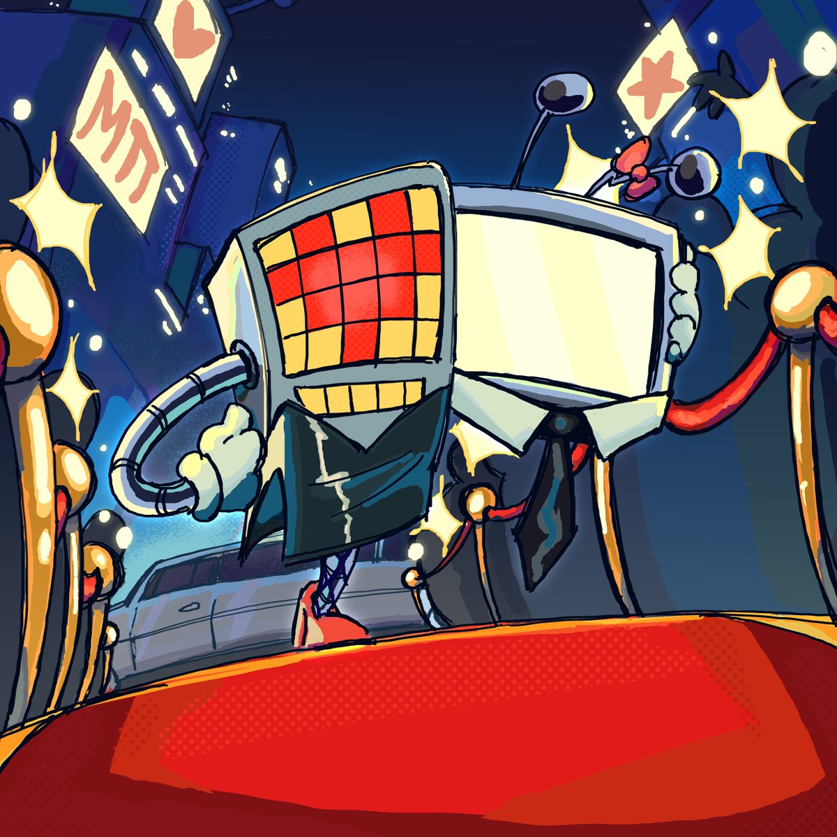 [#MTTVember day 4 : Sexy rectangles]  

The rectangle,,the sexiest shape

#Mettatenna #Deltarune #MettatennaNovember