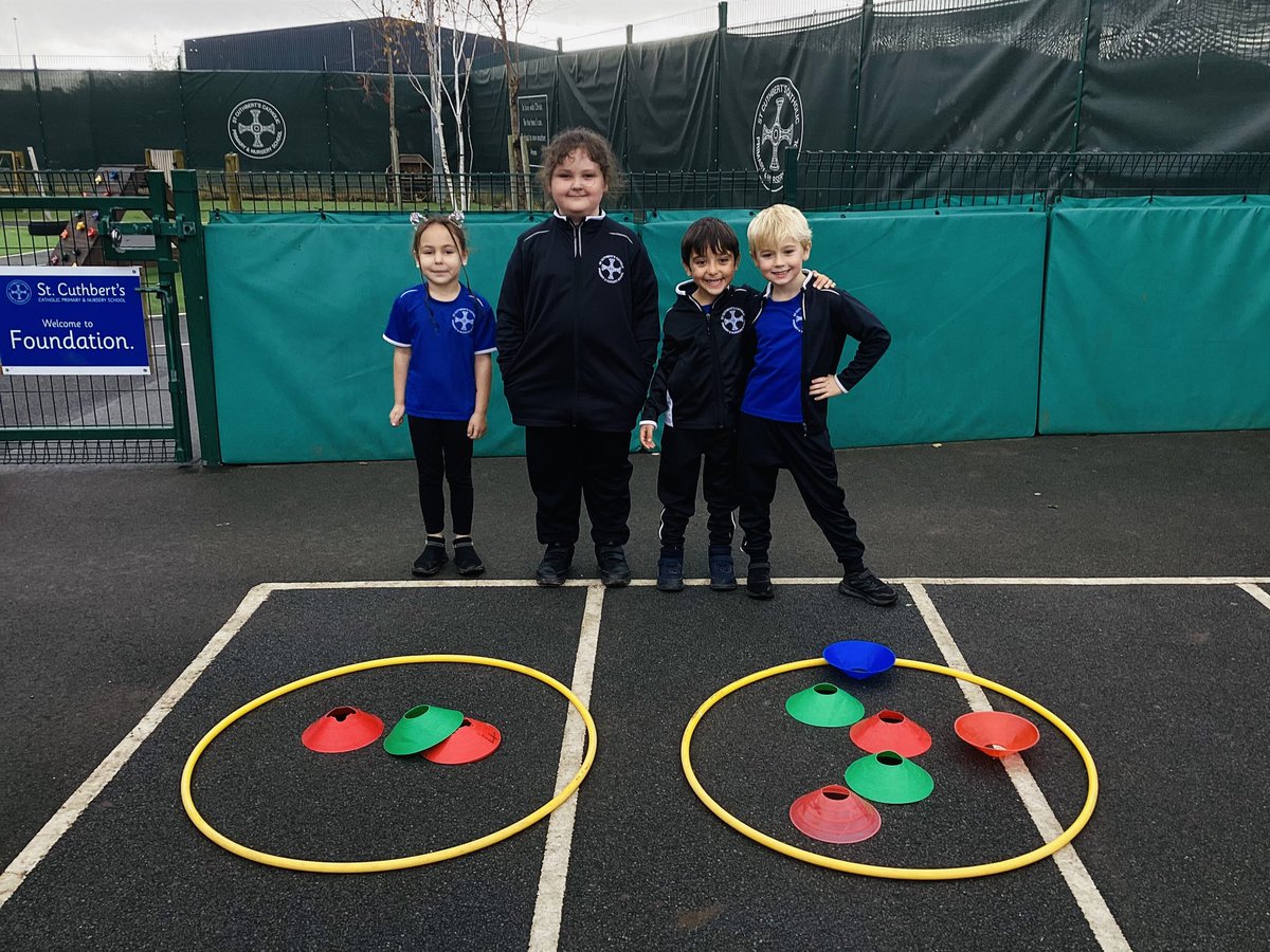 StCuthbertsPri's tweet image. Year 1 enjoyed some active maths this morning to consolidate their knowledge of part and whole! We created models out of hoops and used our stem sentence to discuss our learning. 🔍✅ #StCuthbertsMaths #StCuthbertsPE