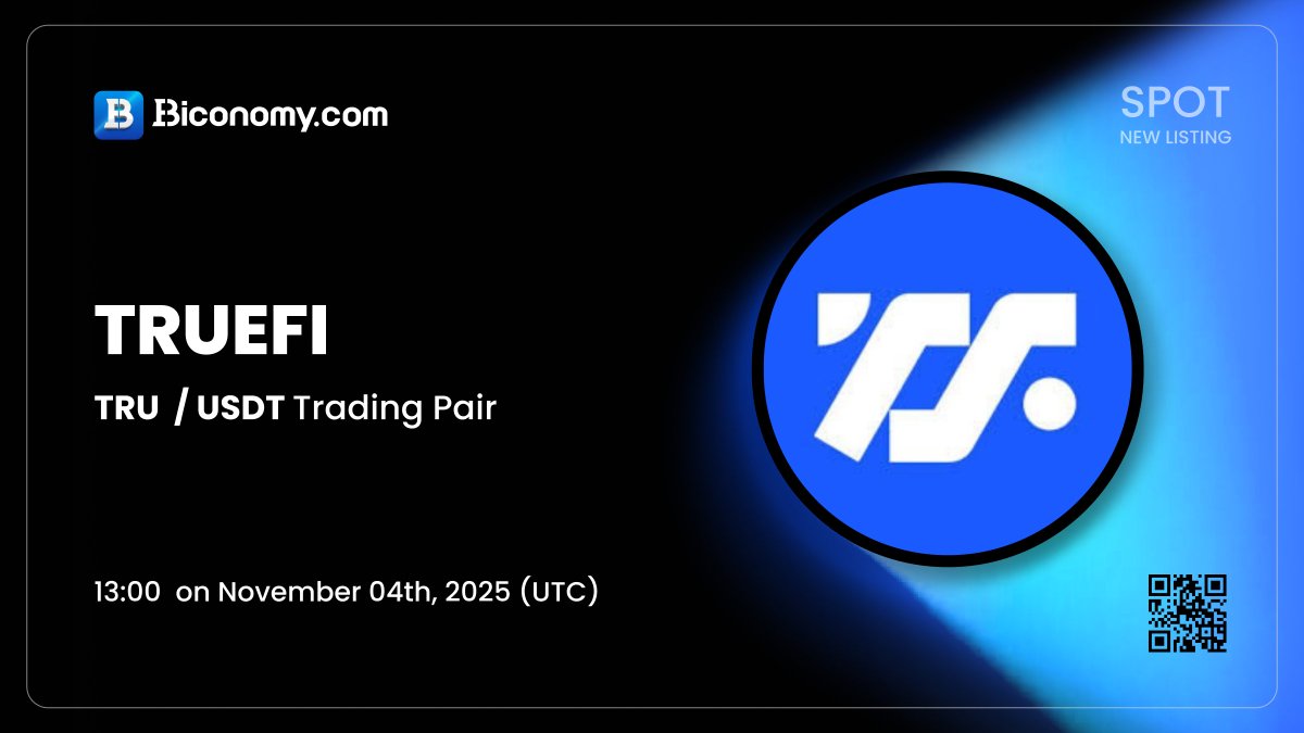 🚀NEW LISTING🔥 $TRU

We are excited to announce that <a href="/TrueFiDAO/">TrueFi</a> has been listed on Biconomy.com! The #TRU / #USDT spot trading pair is now available!🔥
biconomy.com/exchange/TRU_U…

About #TrueFi：
"TRU is the native token of the TrueFi protocol and is used for: TrustToken