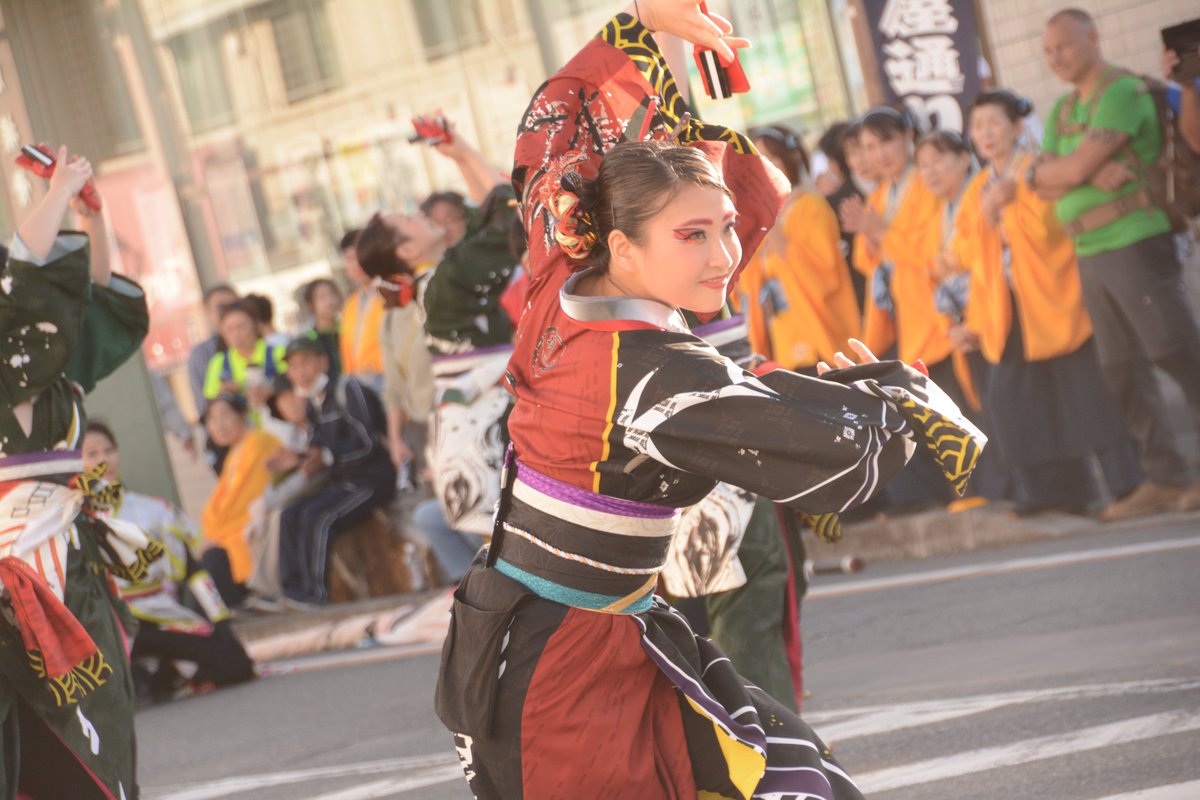 Marlowe_Yosa's tweet image. よさこい陣屋まつり：柳苑謳歌さん(@ryuenouka ) &amp;amp; 東京ギバチさん(@TokyoGIBACHI )①