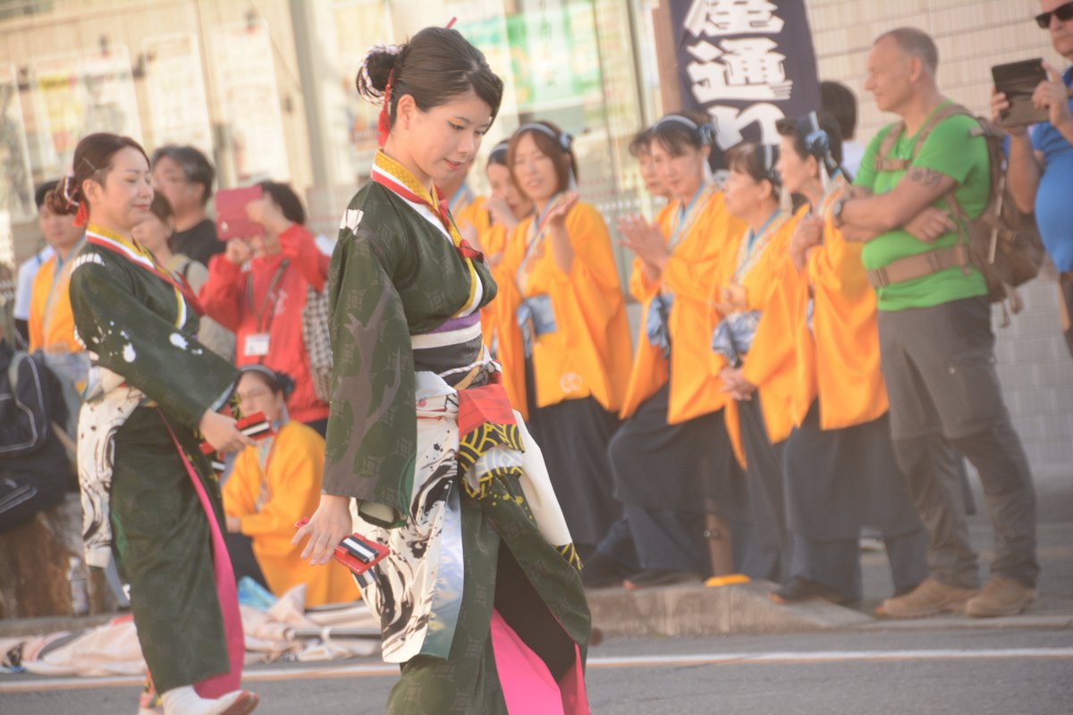 Marlowe_Yosa's tweet image. よさこい陣屋まつり：柳苑謳歌さん(@ryuenouka ) &amp;amp; 東京ギバチさん(@TokyoGIBACHI )①