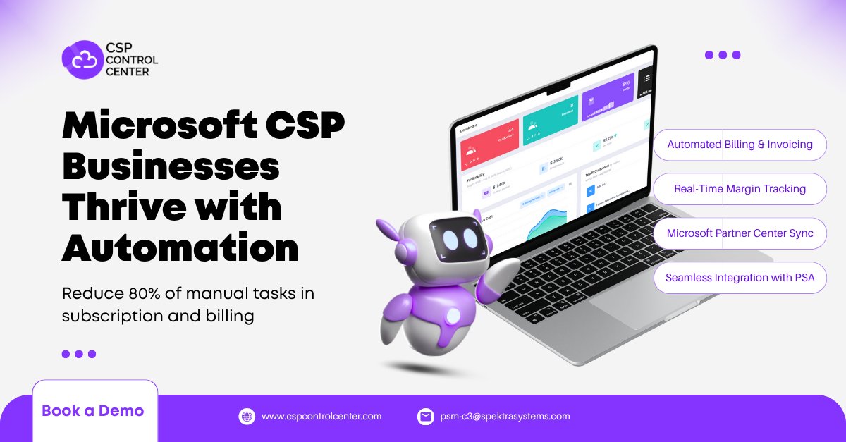 cspctrlcenter's tweet image. Automate your Microsoft CSP business with CSP Control Center!

✅ Cut 80% of manual tasks
✅ Automate billing &amp;amp; invoicing
✅ Track margins in real time
✅ Sync with Partner Center &amp;amp; PSA
Start automating 👉 cspcontrolcenter.com

#MicrosoftCSP #Automation #MSP