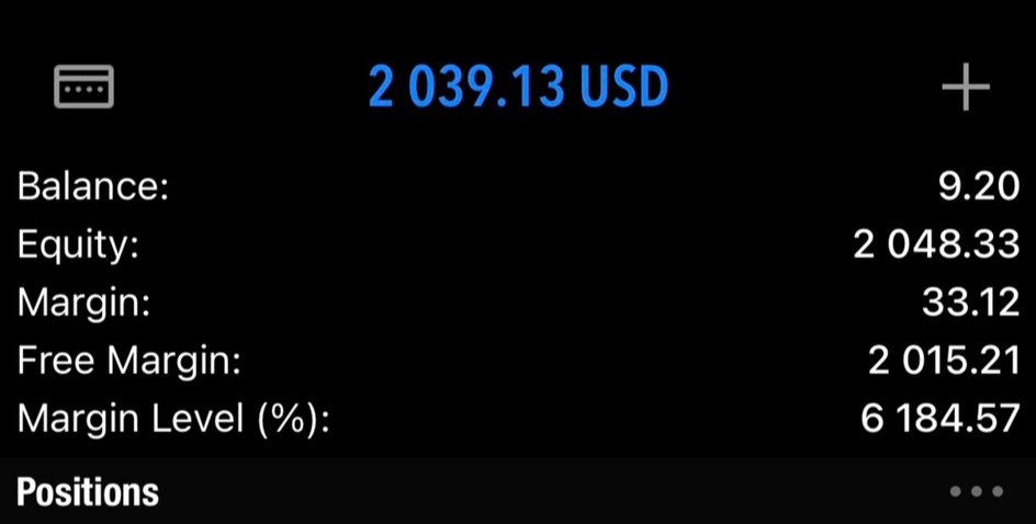 Thank you so much for your prayers, 8 days on sick bed 🙏

Trading is crazy, just imagine

$9 to $2,039 within 3hrs

If you're a beginner trying to learn or grow your small account

$10-$2,000 challenge starts today 

Think about it, interested.?

Comment “Hi” if you want to join