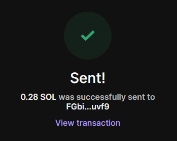 Check your wallet @greyymyles 

Who needs a win that has not yet? notis on, posting soon

drop your $sol address.