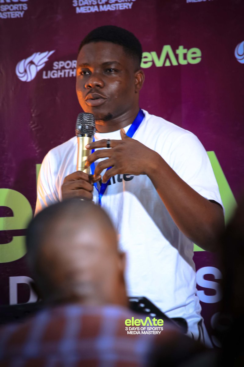 SportsLightHubb's tweet photo. Elevate: 3 Days Sports Media Mastery 2nd Day
First session
Speaker: @LekanOmoboye
Topic: Why Content Creation is Important in the Media Space #Elevate25 #Sportslight Hub https://t.co/YSltKJLbuI