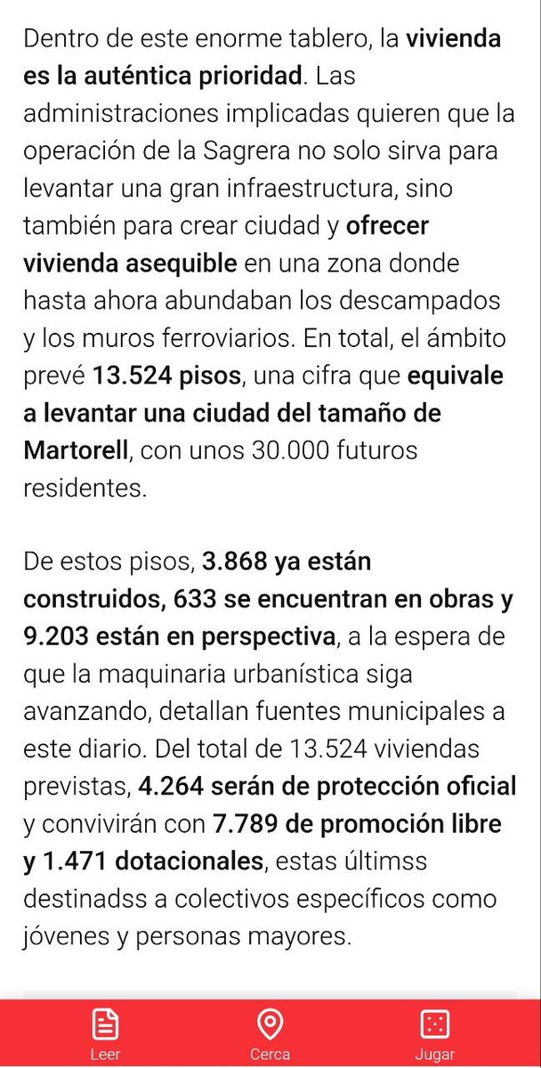 Frente al falso mantra de que la izquierda no construye: aquí un ejemplo de desarrollo urbanistico compacto y denso, orientado al transporte, con 40% de VPO permanente, impulsado por gobiernos progresistas en Barcelona. Construir, sí —pero con justicia social y ambiental.